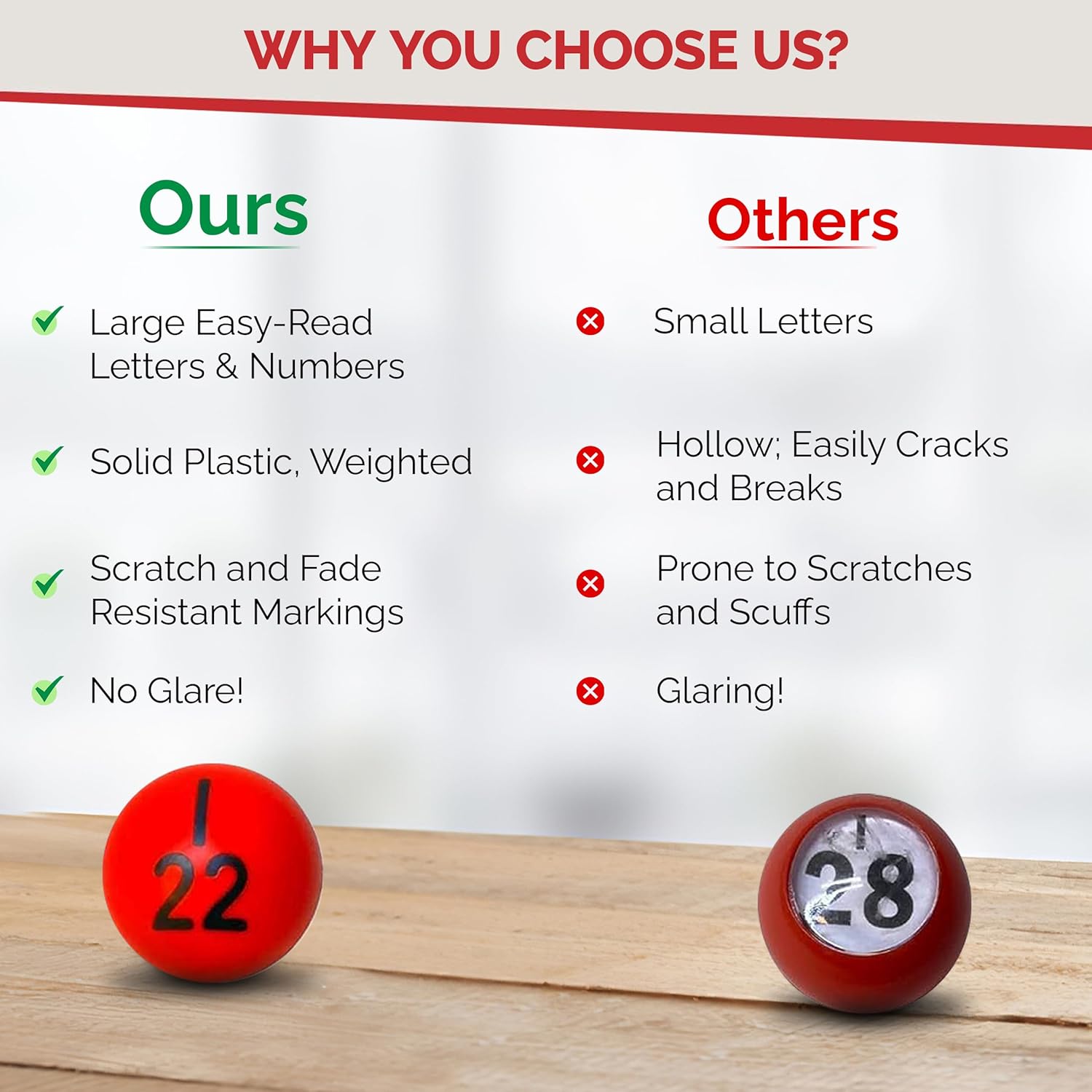 MR CHIPS Bingo Cage and Balls Set Plus 50 Easy Read Quick Clear Cards