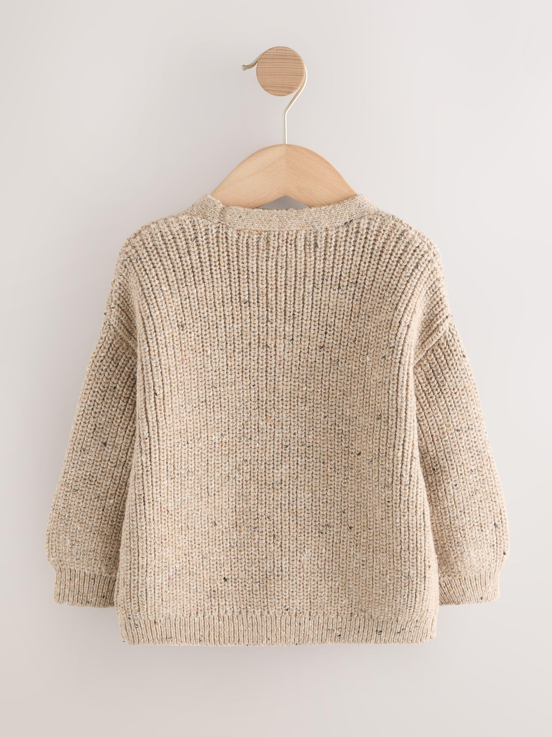 NEXT Jungen Standard Strickjacke aus 100% Baumwolle mit Figuren 62-122