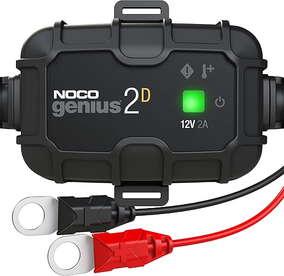 NOCO GENIUS2D, 2Amp DirectMount Onboard Charger, 12V Automotive Car