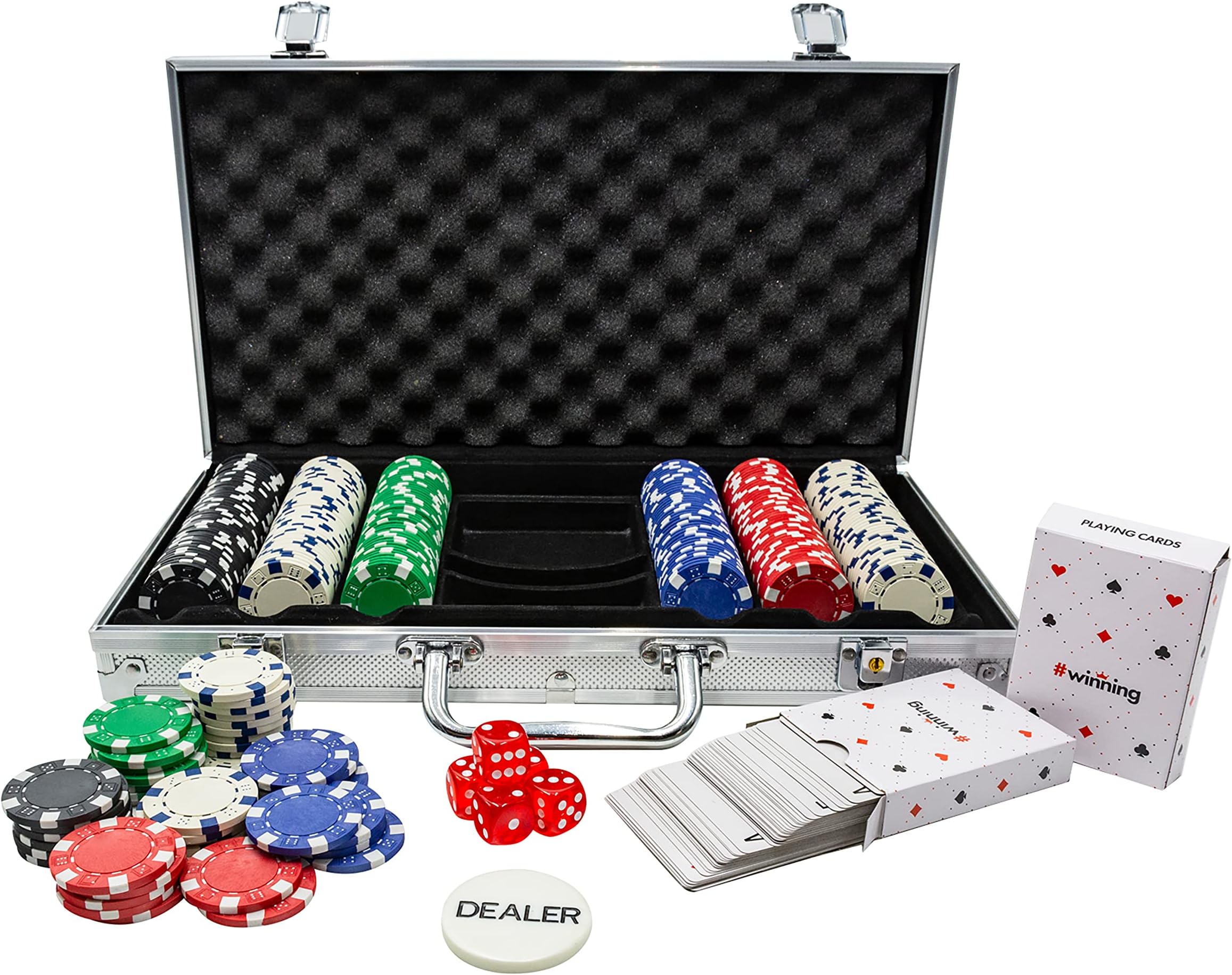 300 Piece Poker Set including Chips - Professional Edition