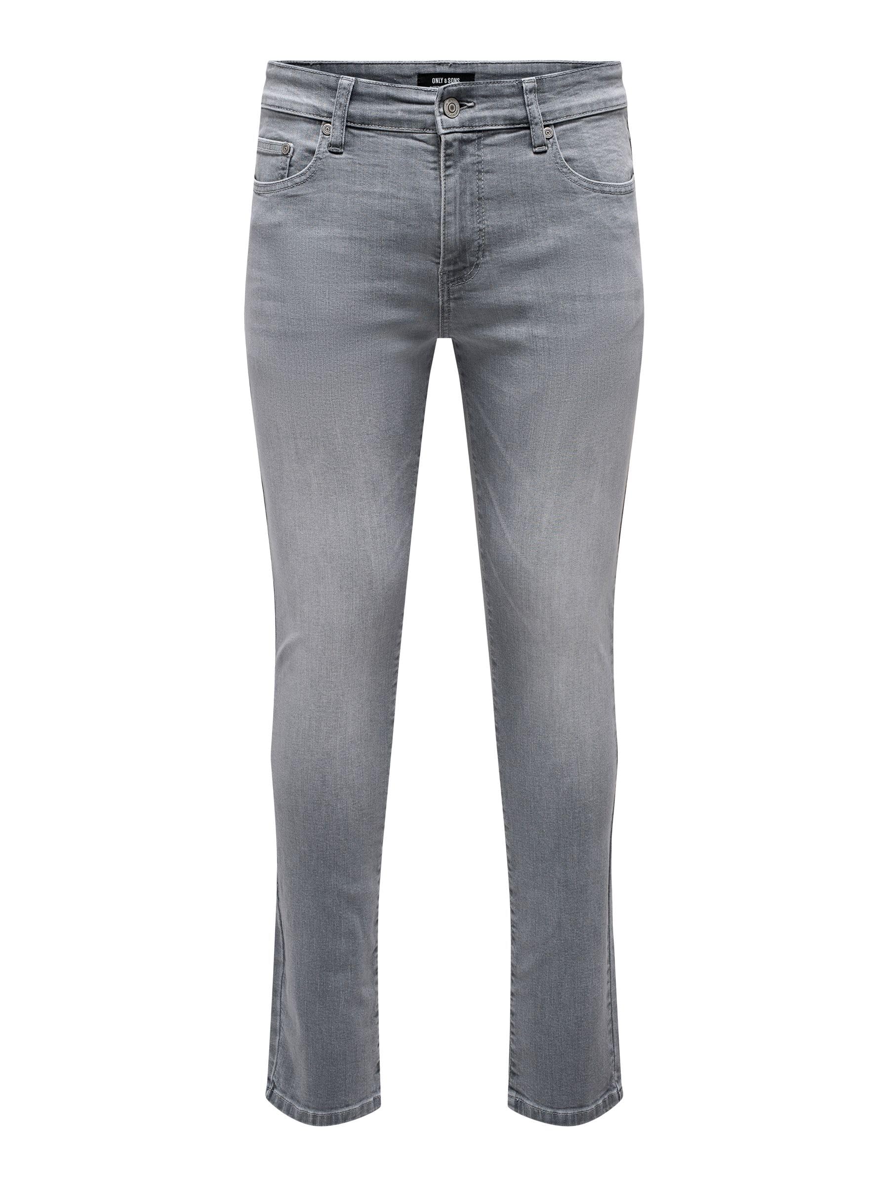 Only & Sons ONSLOOM Slim One LMGD 8265 MAT DNM Noos, Light Grey Denim, 32 W/34 L