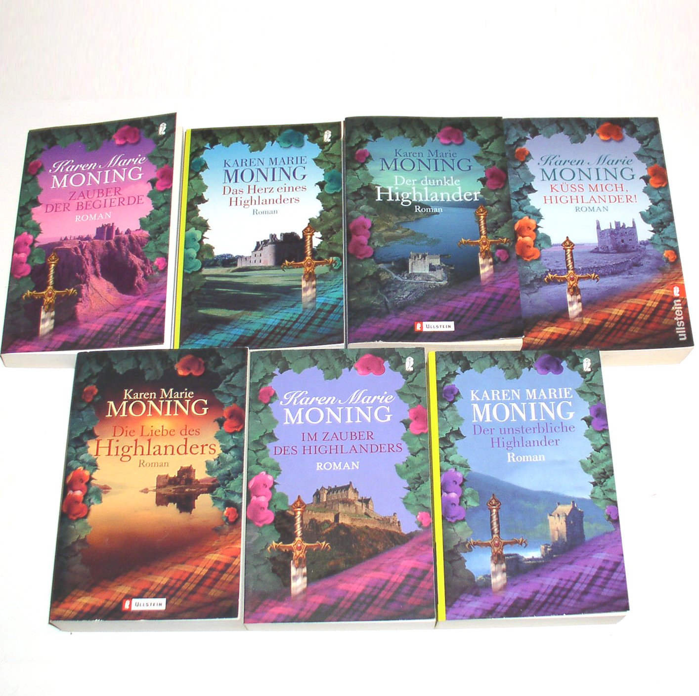 Highlander- Saga 1-7 komplett (Zauber der Begierde - Das Herz eines Highlanders - Der dunkle .. - Küss mich .. - Die Liebe des .. - Im Zauber des .. - Der unsterbliche ..) 1,2,3,4,5,6,7