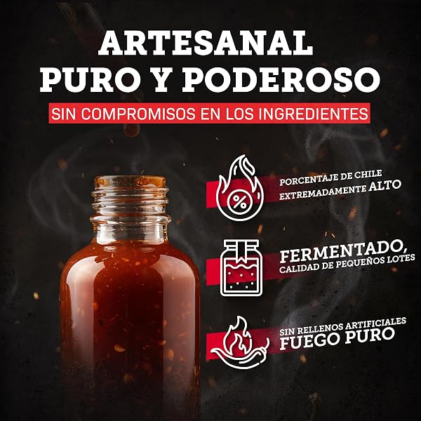 I LOVE SPICY The End – Estuche de 3 Salsas Picantes Extremas (3x20ml) con Carolina Reaper y Trinidad Scorpion – Regalo Gourmet para Amantes del Picante y Retos de Chile - 3