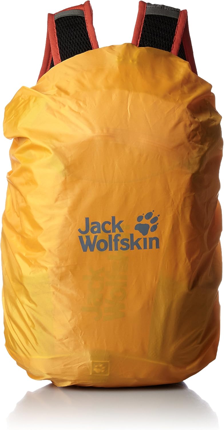 Jack Wolfskin Velocity 12L Lightweight Biking Backpack with Rain Cover and Helmet Lashing