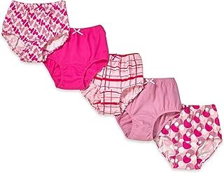 Brief Panty for Girl's - Full Cut Soft Cotton - Value Pack
