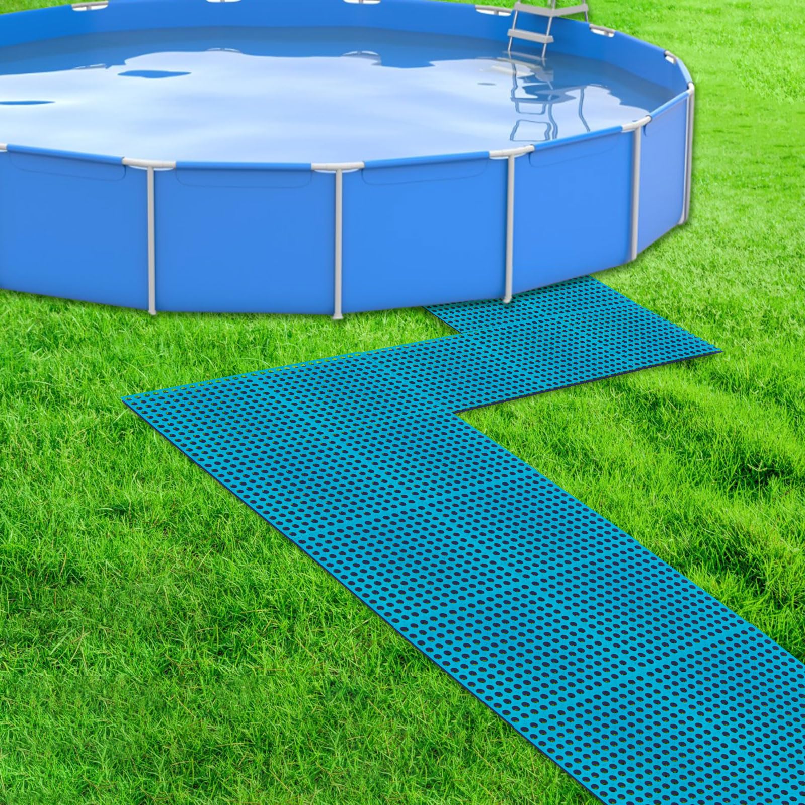 18 Pcs Pool Floor Protector Mat - 12
