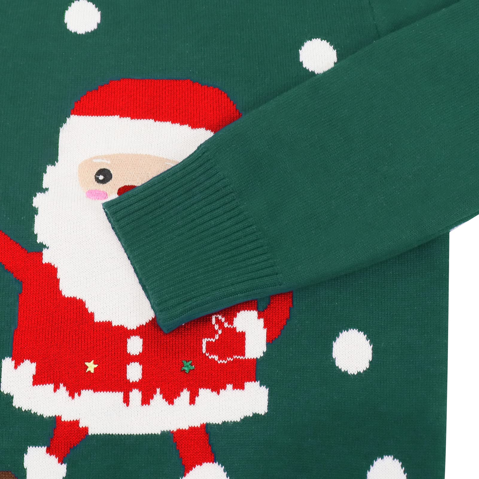 JiAmy Bambino Ragazzi Maglione Felpe Sportive Natale Pullover Inverno T-Shirt a Maniche Lunghe 2-3 Ans