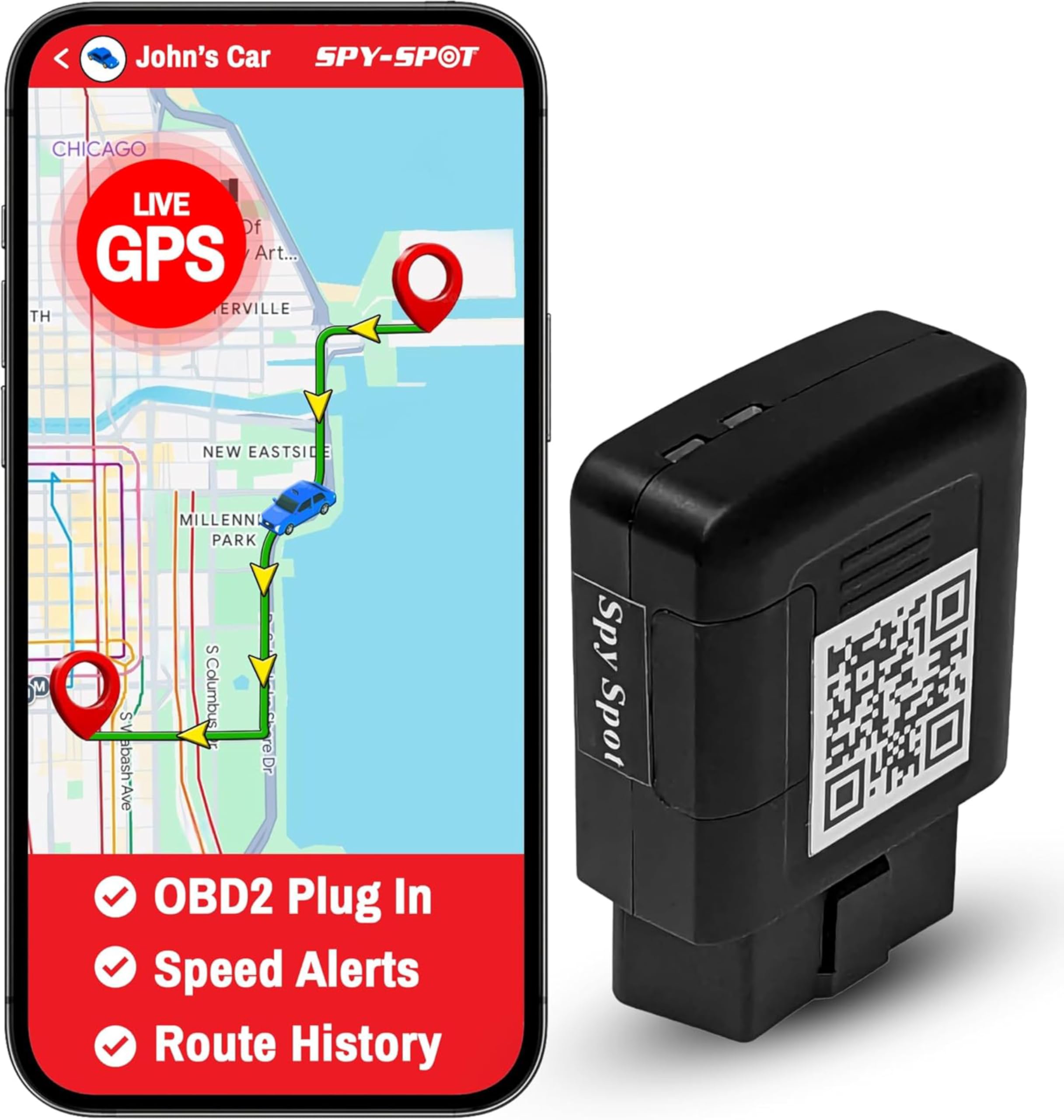 Spy Spot 3G OBD 2 Real TIme GPS Tracker With International Coverage-image-36