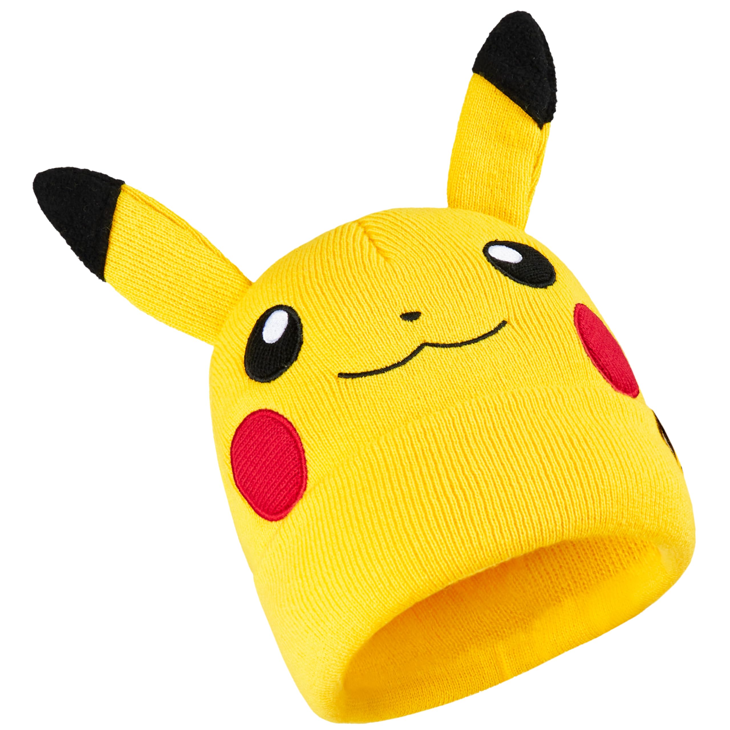 Pokemon Beanie Winter Hat for Kids, 5–12 Yrs, Knitted Beanie Hat for School, Travel, Winter Accessories, Anime Gifts for Boys
