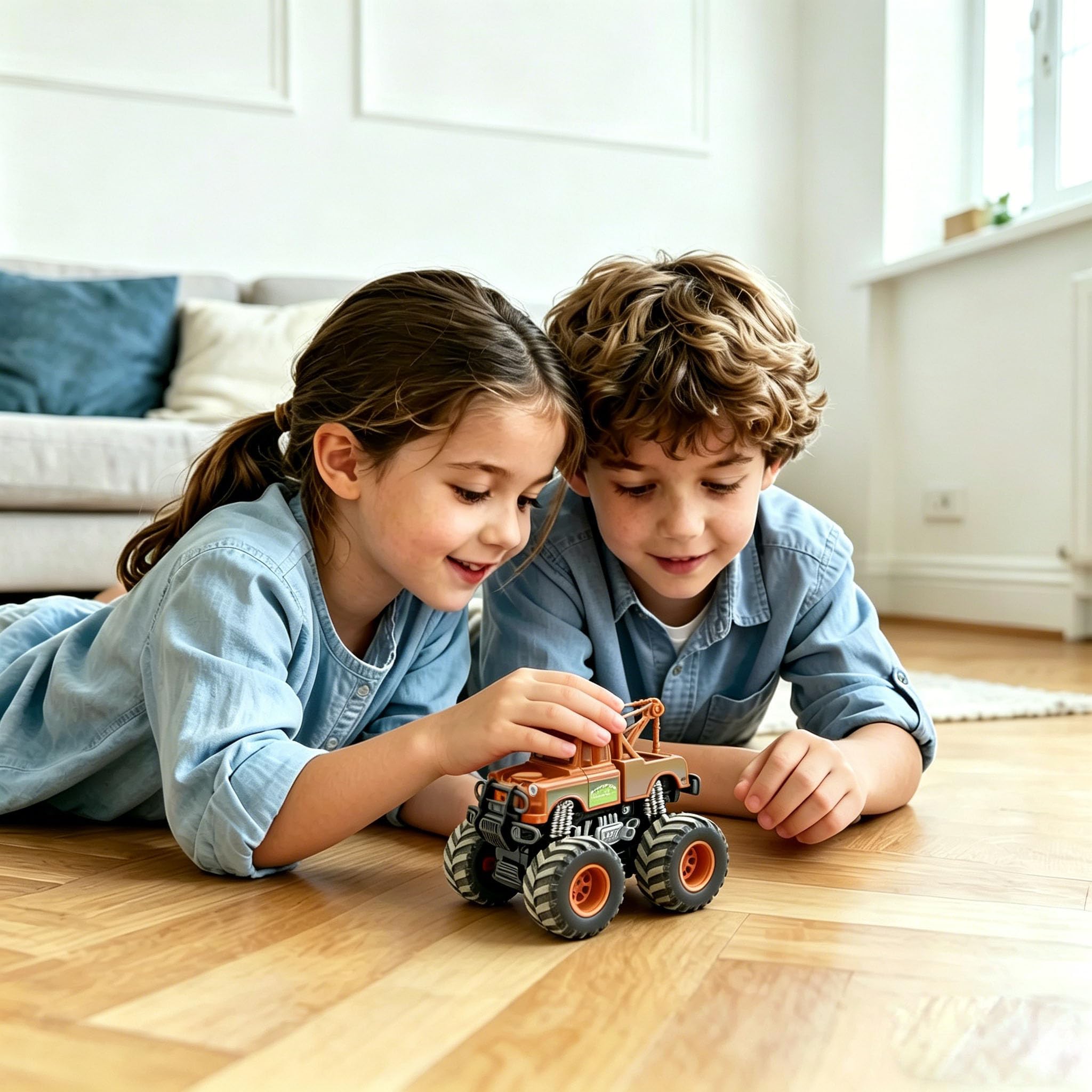 Amazon.com: ZXIHYYN 1/45 Big Wheel and his Friends Metal Toy car