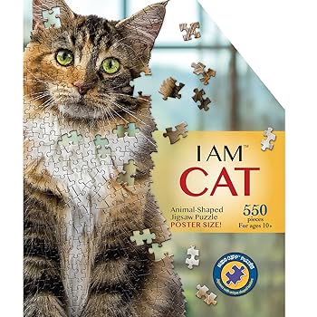Amazon | Madd Capp:I Am Cat - 550ピース パズル - ネコの形を