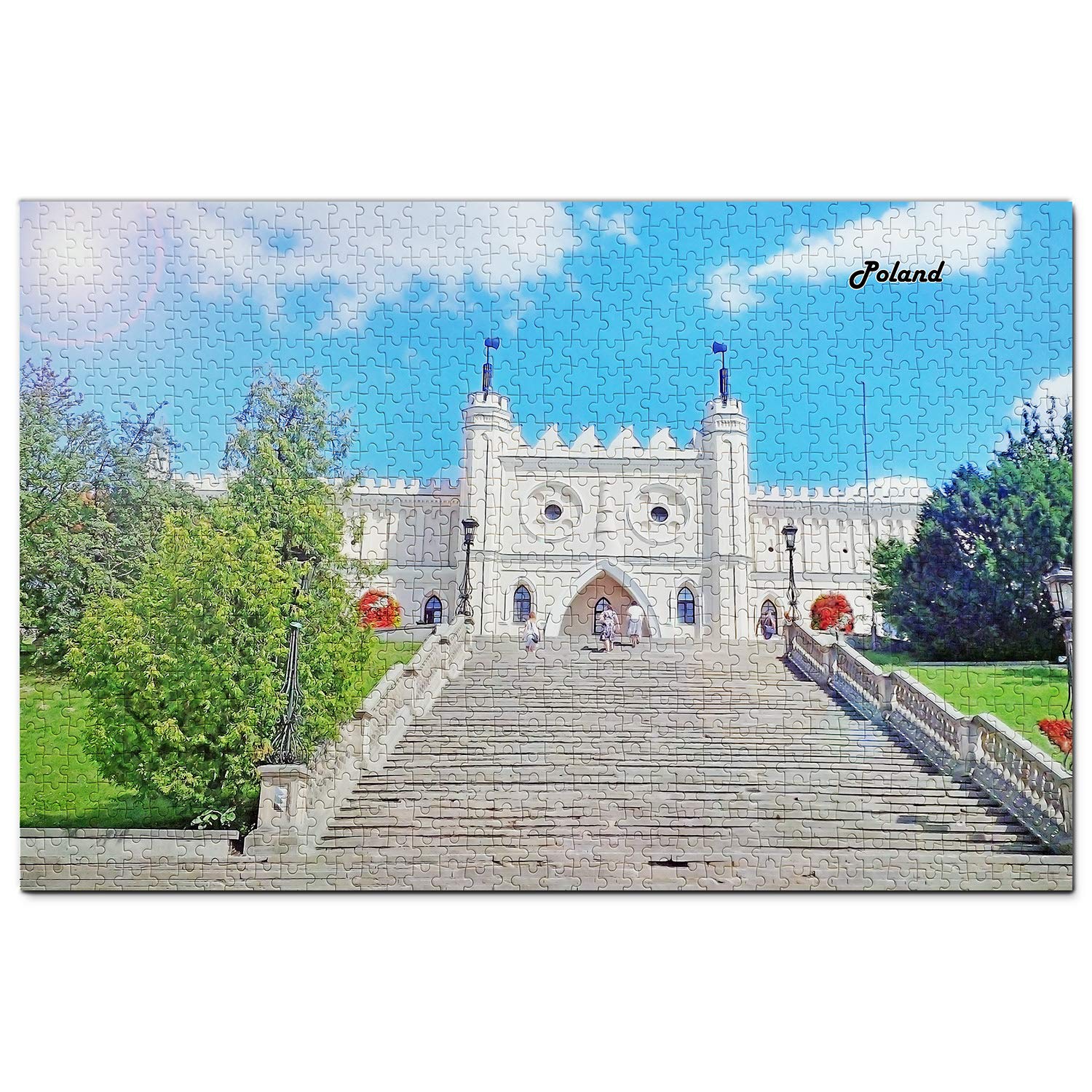 Poland Puzzle 1000 Pieces Poland Lublin Castle Puzzle Game Artwork Travel Souvenir 38x52CM — image 1