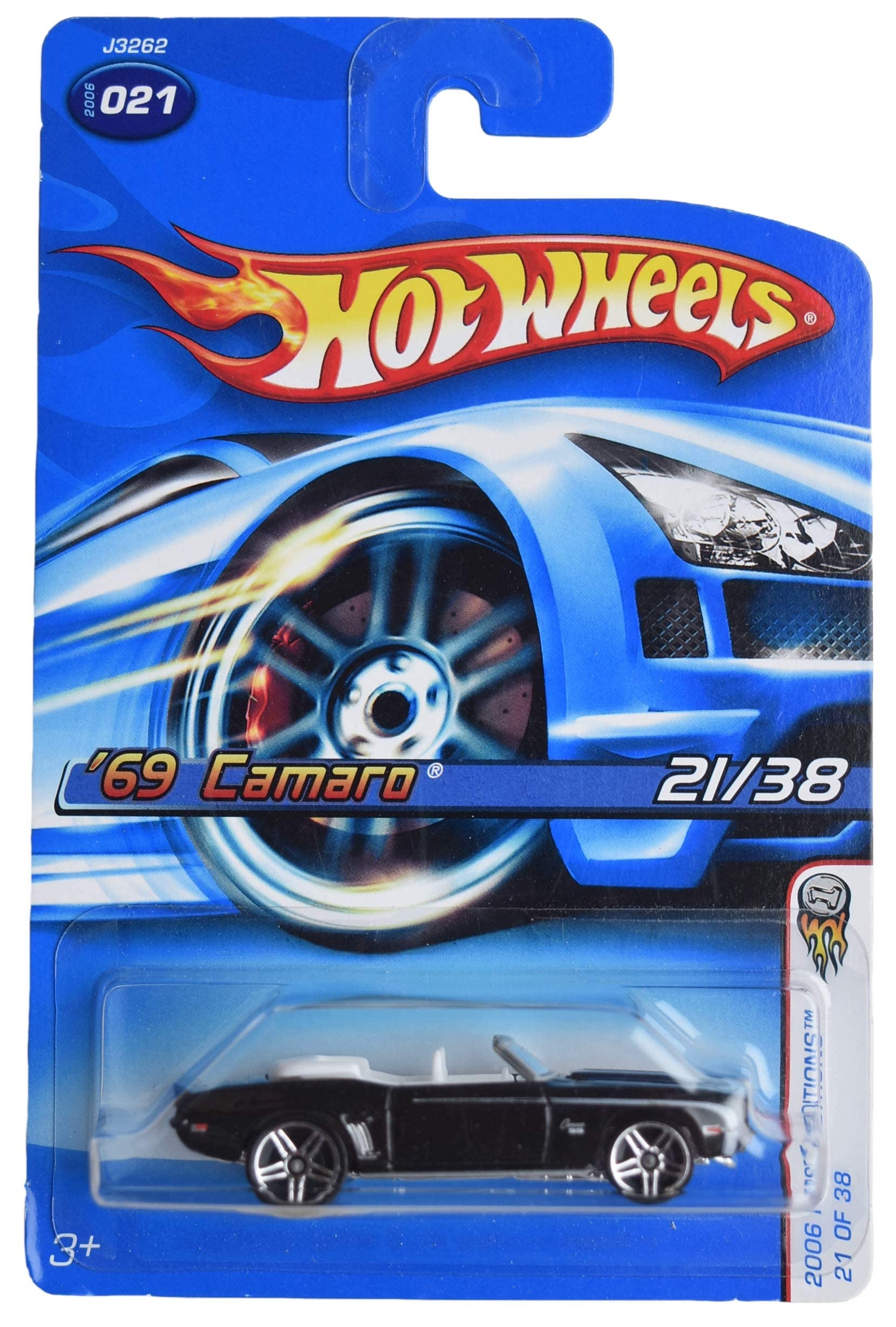 Hot Wheels '69 Camaro, 2006 First Editions 21/38 [Black]