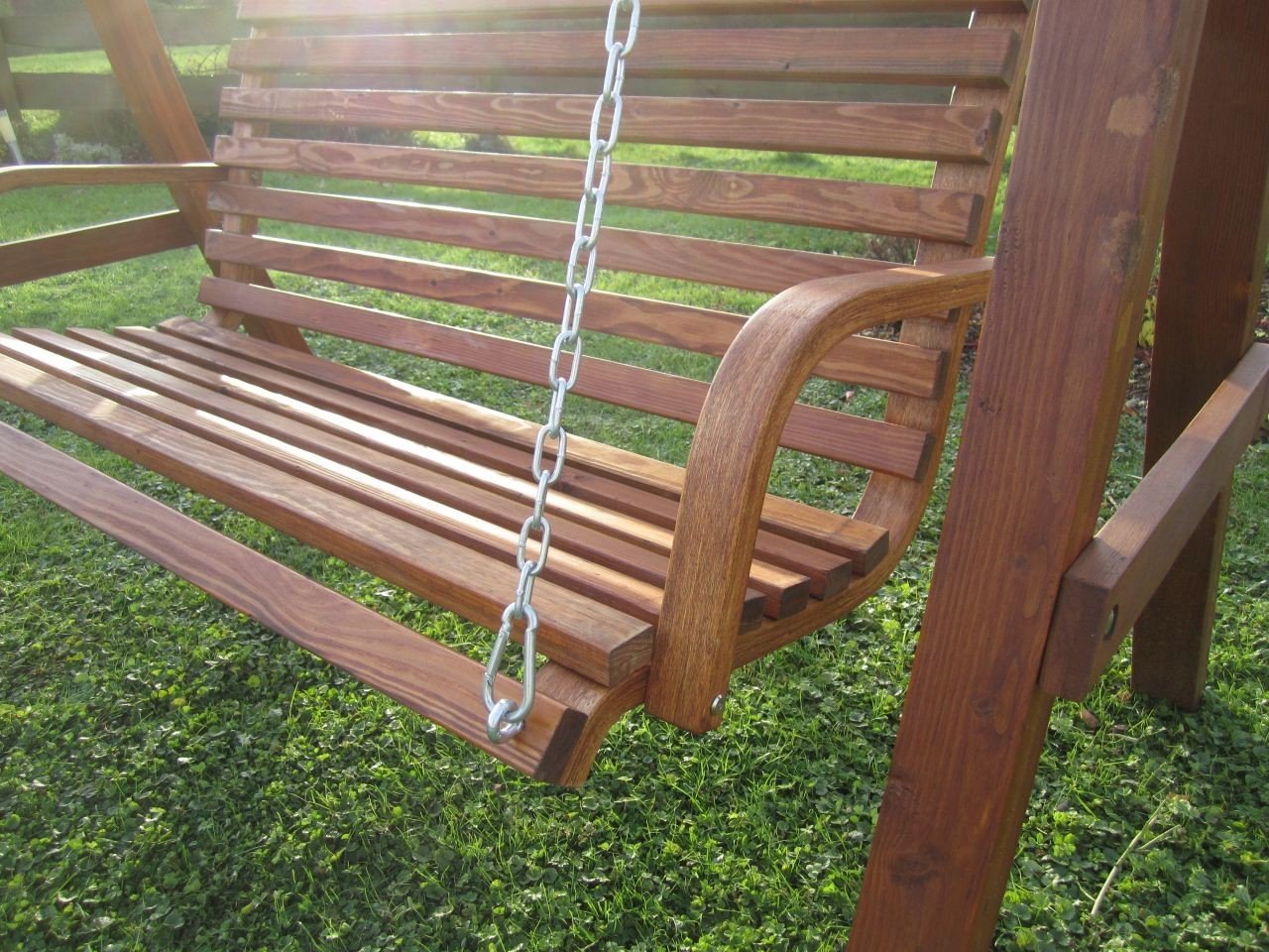 AS-S Columpio de Hollywood Columpio de jardín Columpio de Madera de Madera Alerce Modelo KUREDO103OD
