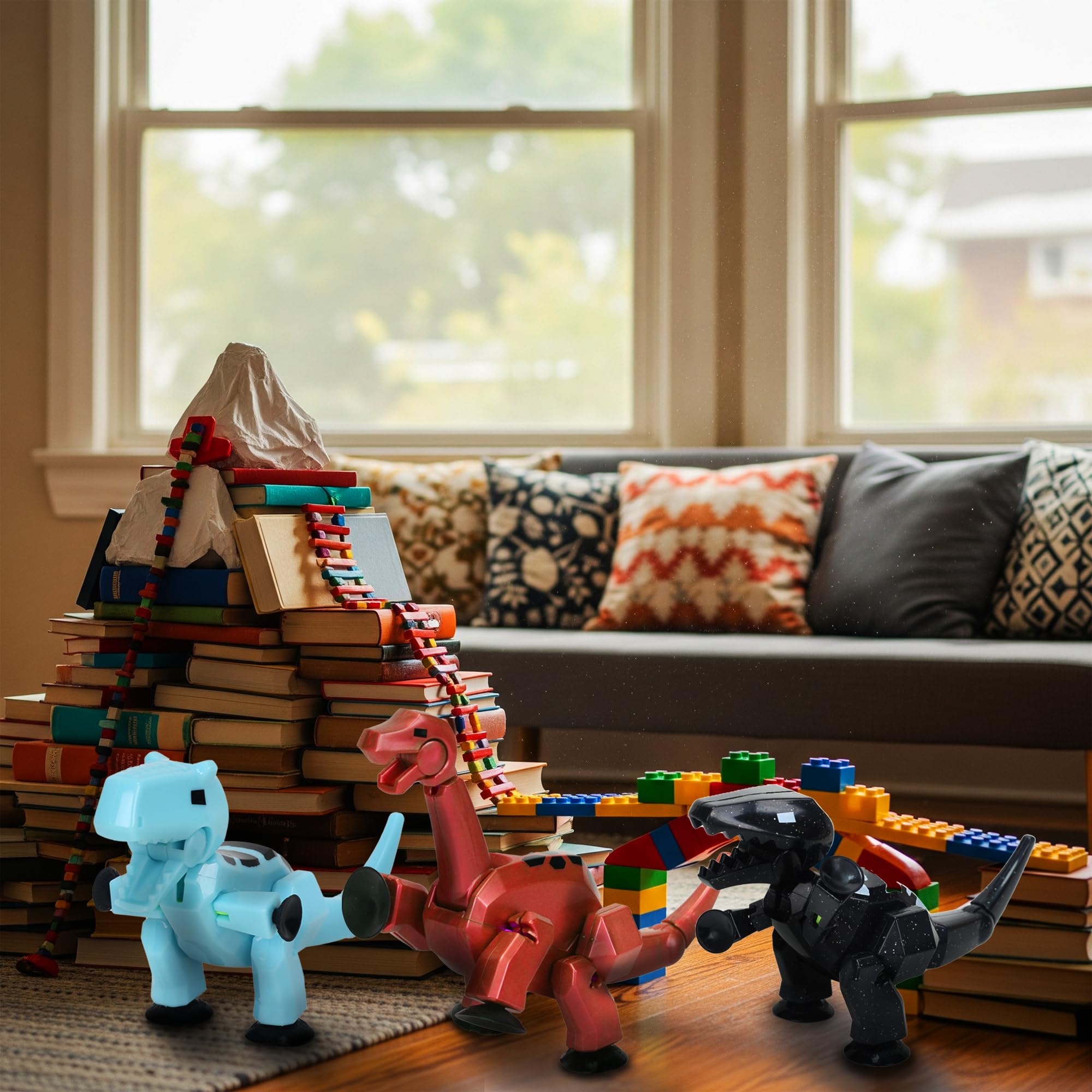 Amazon.com: Zing Stikbot MEGA Dino 3 Pack - Includes Brontosaurus