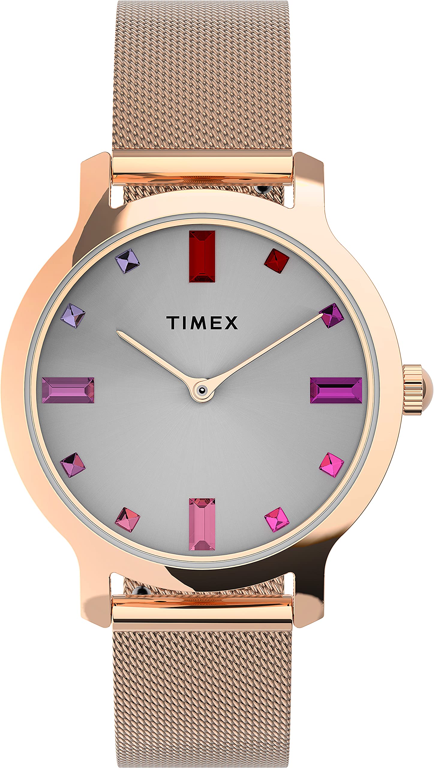 TIMEX 3 Hands Womens Analog Silver Dial Coloured Quartz Watch, Round Dial with 31 mm Case Width - TW2U87000UJ (B0C1K1V5TD) Amazon Price History, Amazon Price Tracker