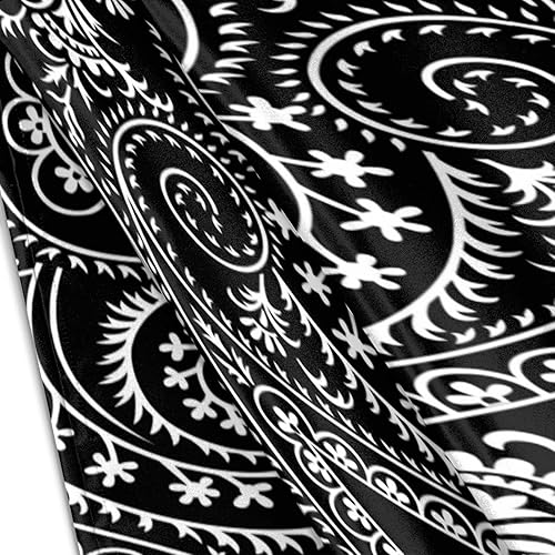 Miniatura 3 de Juego de 2 fundas de almohada de satén retro boho con estampado de cachemira para cabello y piel, juego estándar de 2 fundas de almohada de flores