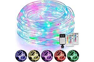 Mlambert 99Ft RGB Rope Lights with Remote Control