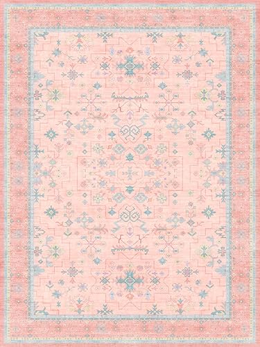 Miniatura 231 de Alfombra Boho Negra para Sala de Estar - Alfombra de Área Lavable de 10x14 Pies, Alfombras de Comedor para Debajo de la Mesa, Alfombra Suave de Pelo