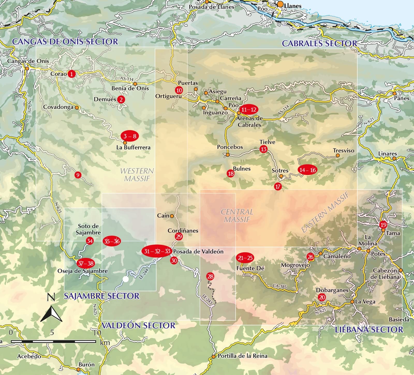 Walking in the Picos de Europa: 42 walks and treks in Spain's first National Park (Cicerone Hiking Guides)