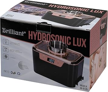 Brilliant HydroSonic LUX-BM Ultrasonic Cleaner, Black