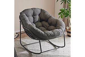 Papasan Rocking Chair Outdoor Padded