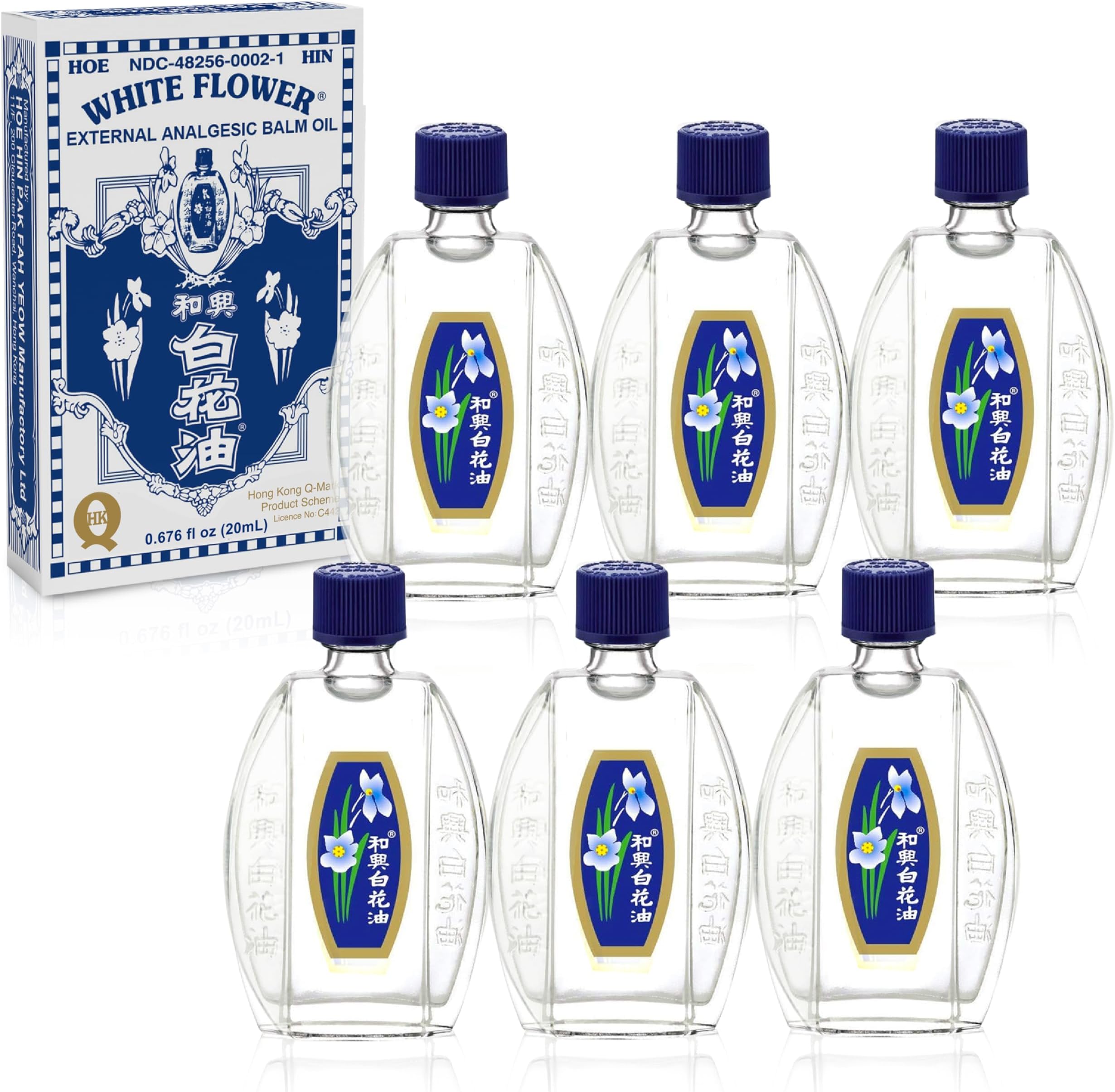 External Analgesic Balm Oil Pain Relief Oil 20ml/ 0.676fl Oz, Authentic US Import (6 Packs)