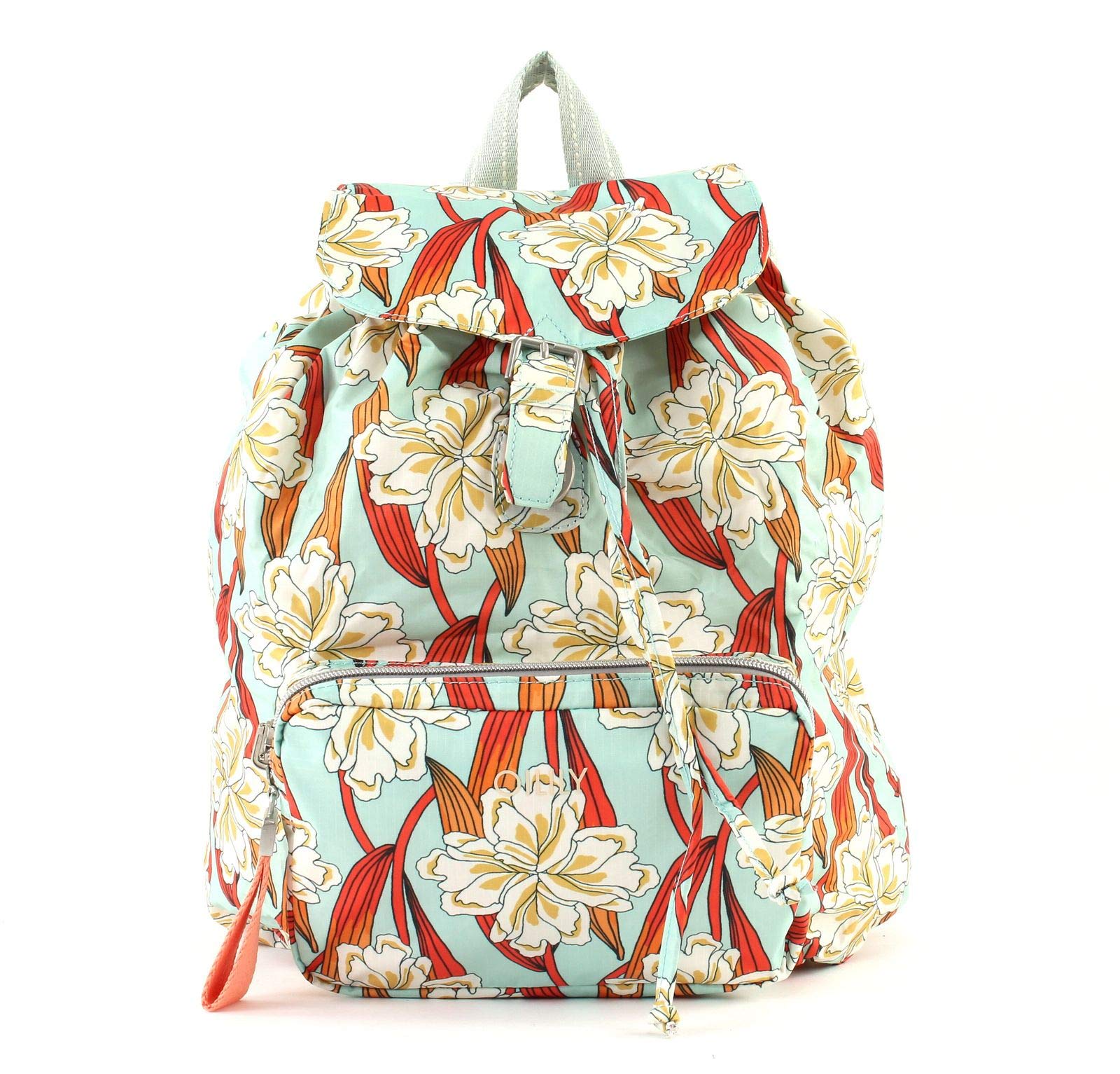 Oilily Enjoy Ornament Backpack Lvf, Women’s Handbag, Turquoise (Light Turquoise), 13x40x30 cm (B x H T)