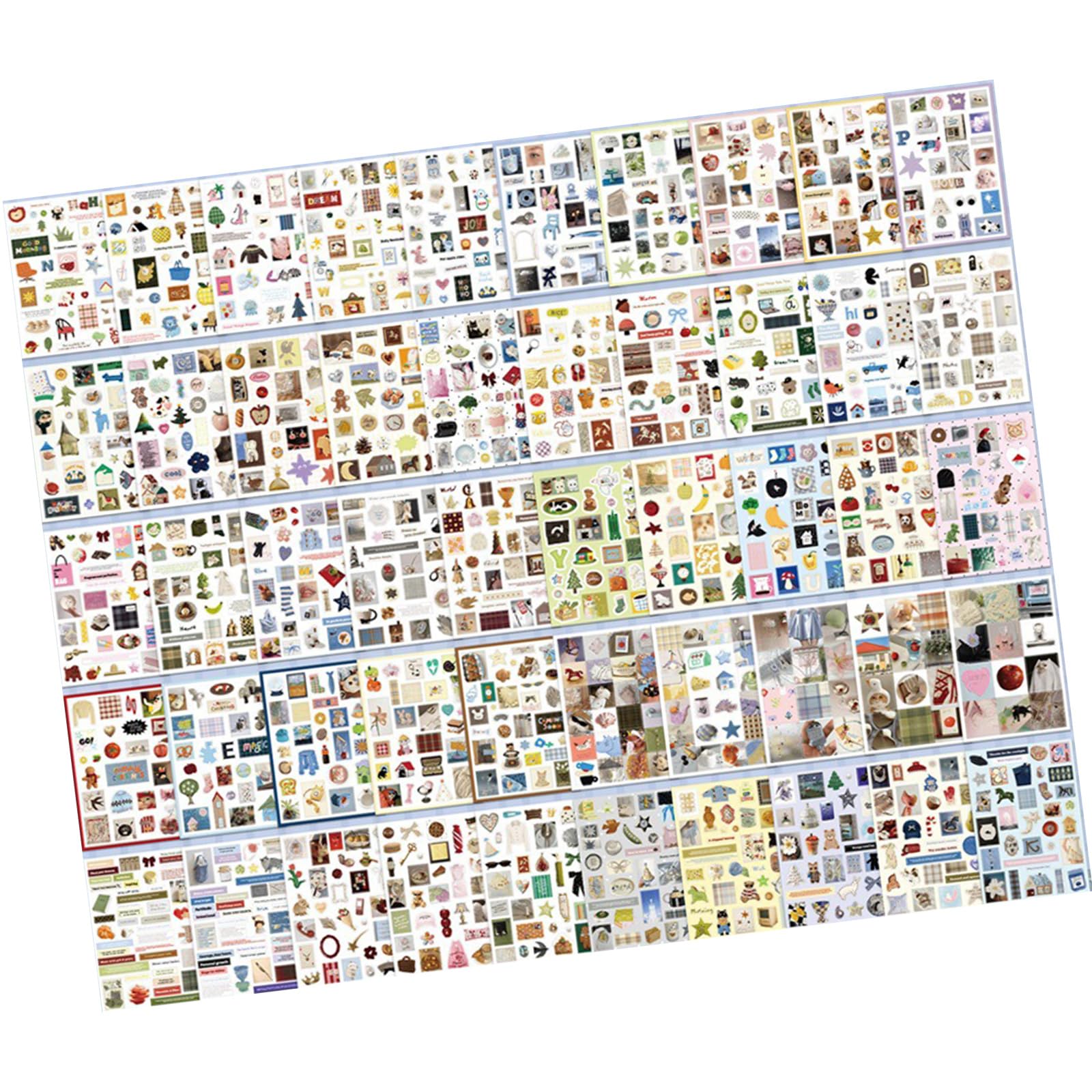 Decorative Sticker for Scrapbooking and Letters, Scrapbooking Sticker Scrapbook Accessories Artistic Stickers