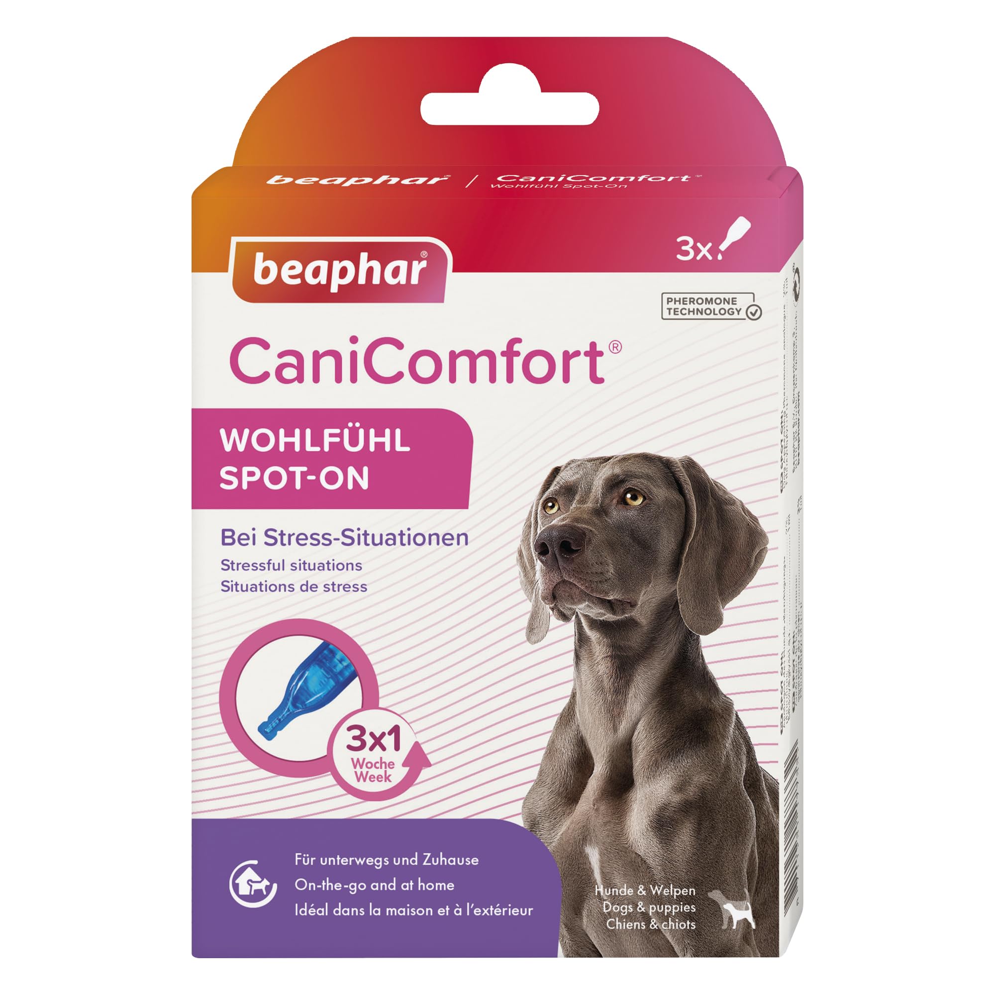 Beaphar Canicomfort Calming Pheromone Spot-On For Dogs For Stress