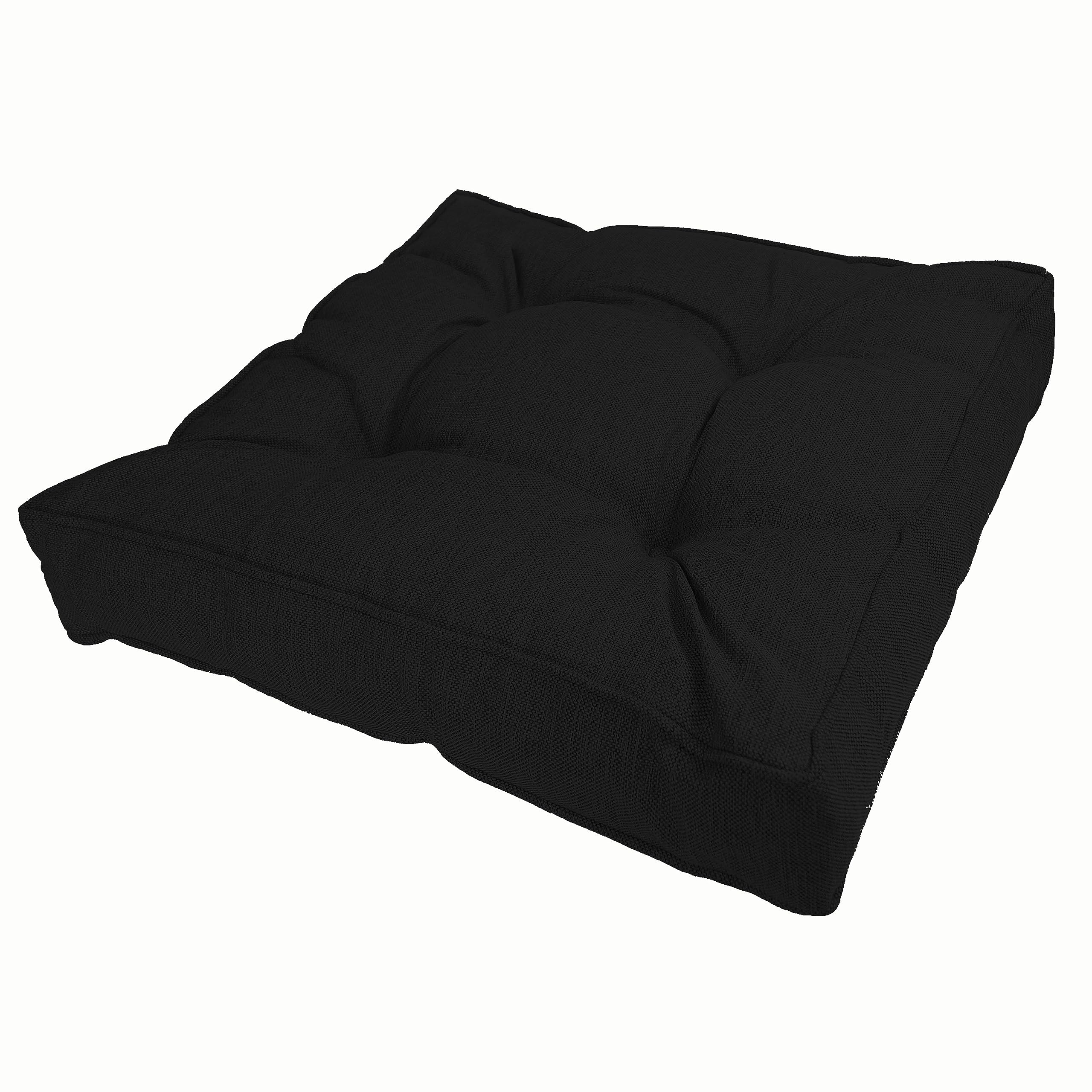 POKAR Zitkussen Lounge Kussen Tuin voor Tuinmeubelen Loungemeubels 60x60x5 cm, Donkerblauw
