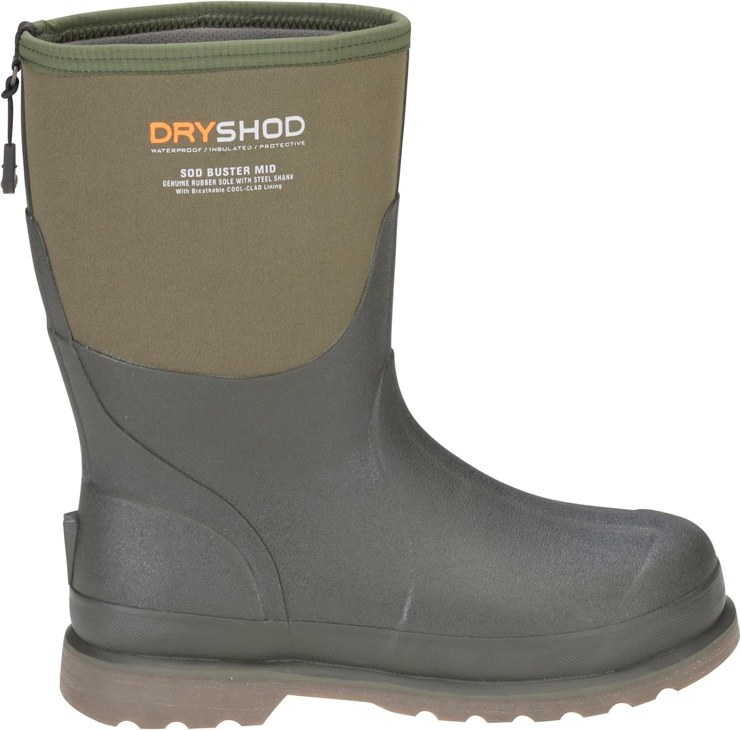 Dryshod Men's Sod Buster Outdoor and Garden Mid Boots