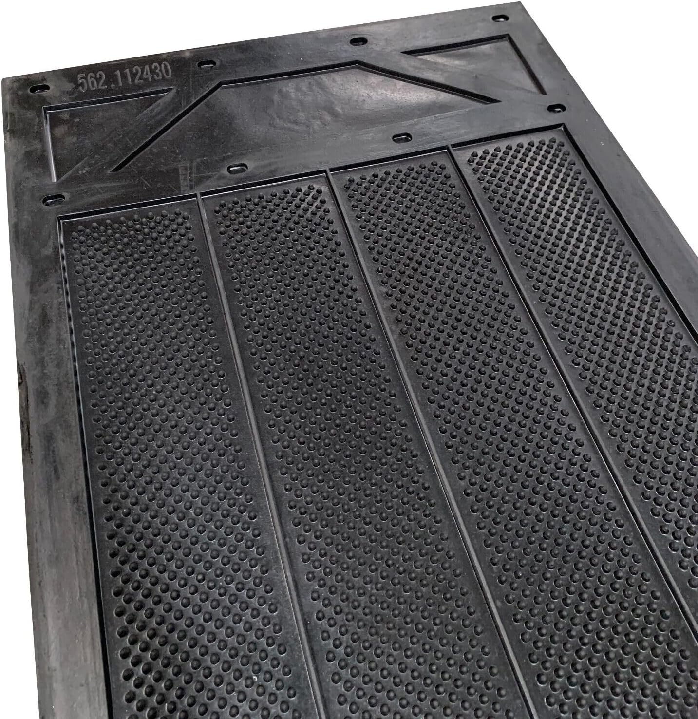 Semi Truck Trailers Black Rubber 24" x 30" Anti Spray Mud Flap Pairs 1/2" Thick