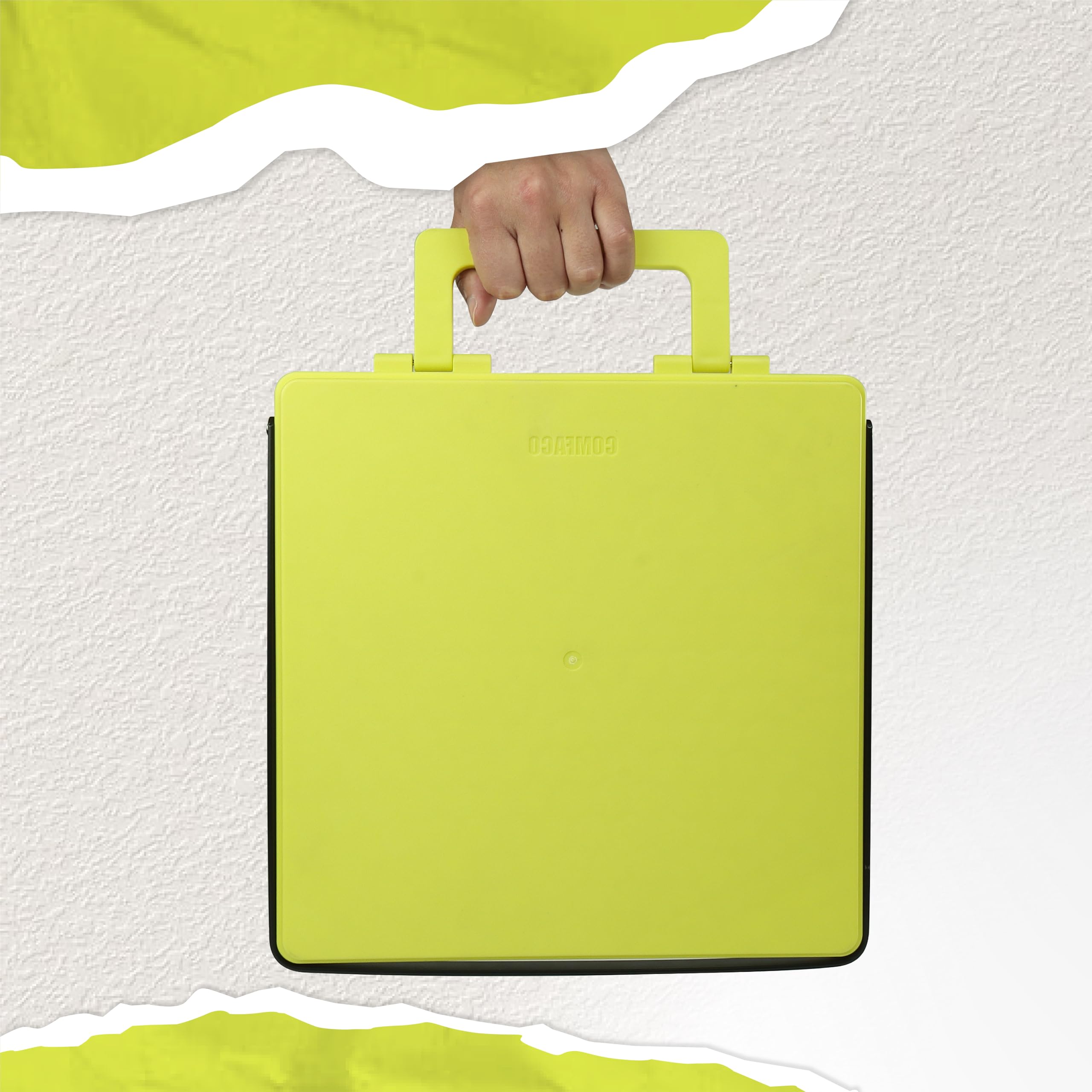 Blocchi di supporto per roulotte con manico in ferro per prevenire l'affondamento in terreni morbidi, 30,5 x 31,5 cm (confezione da 4)