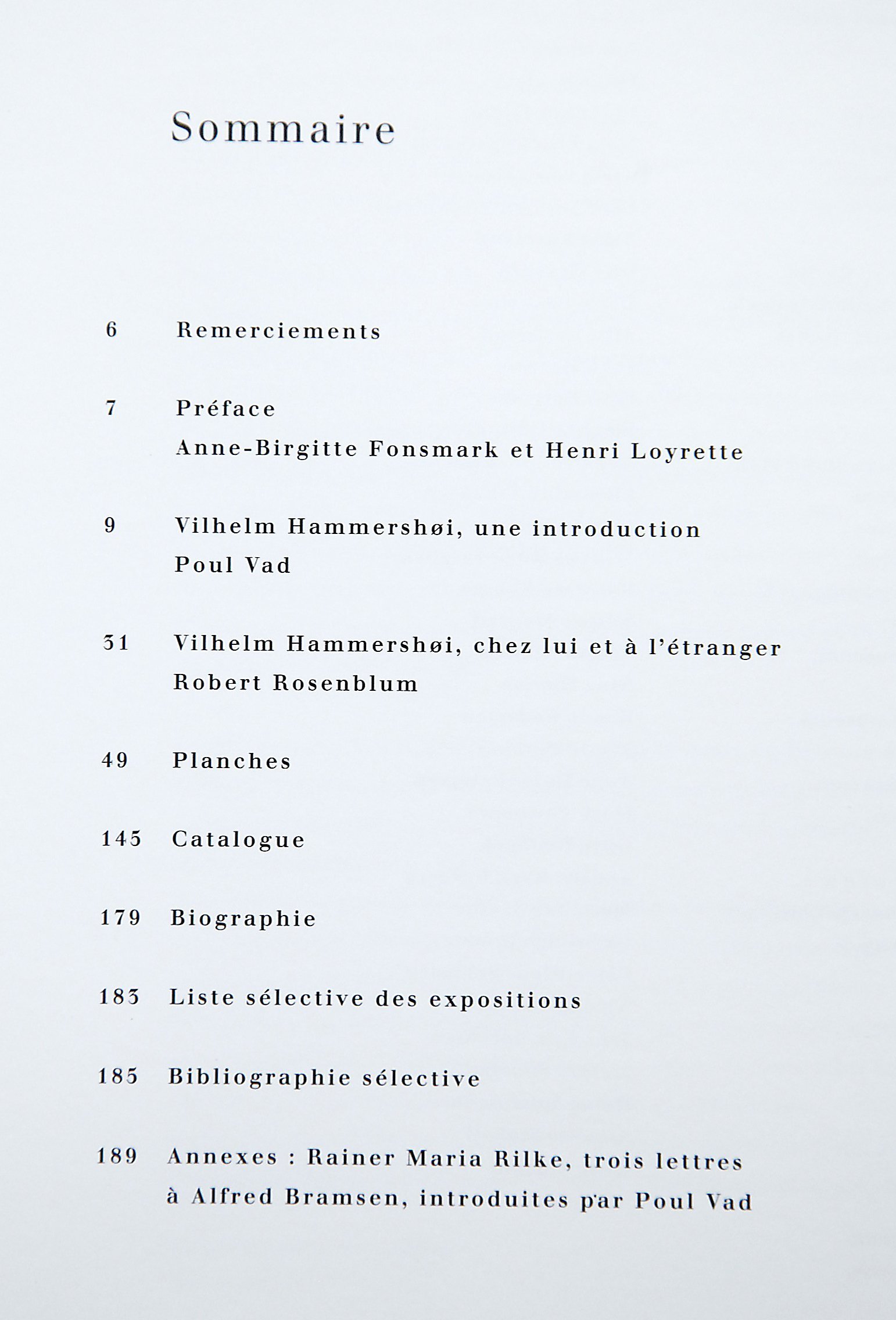 L'univers poétique de Vilhelm Hammershoi