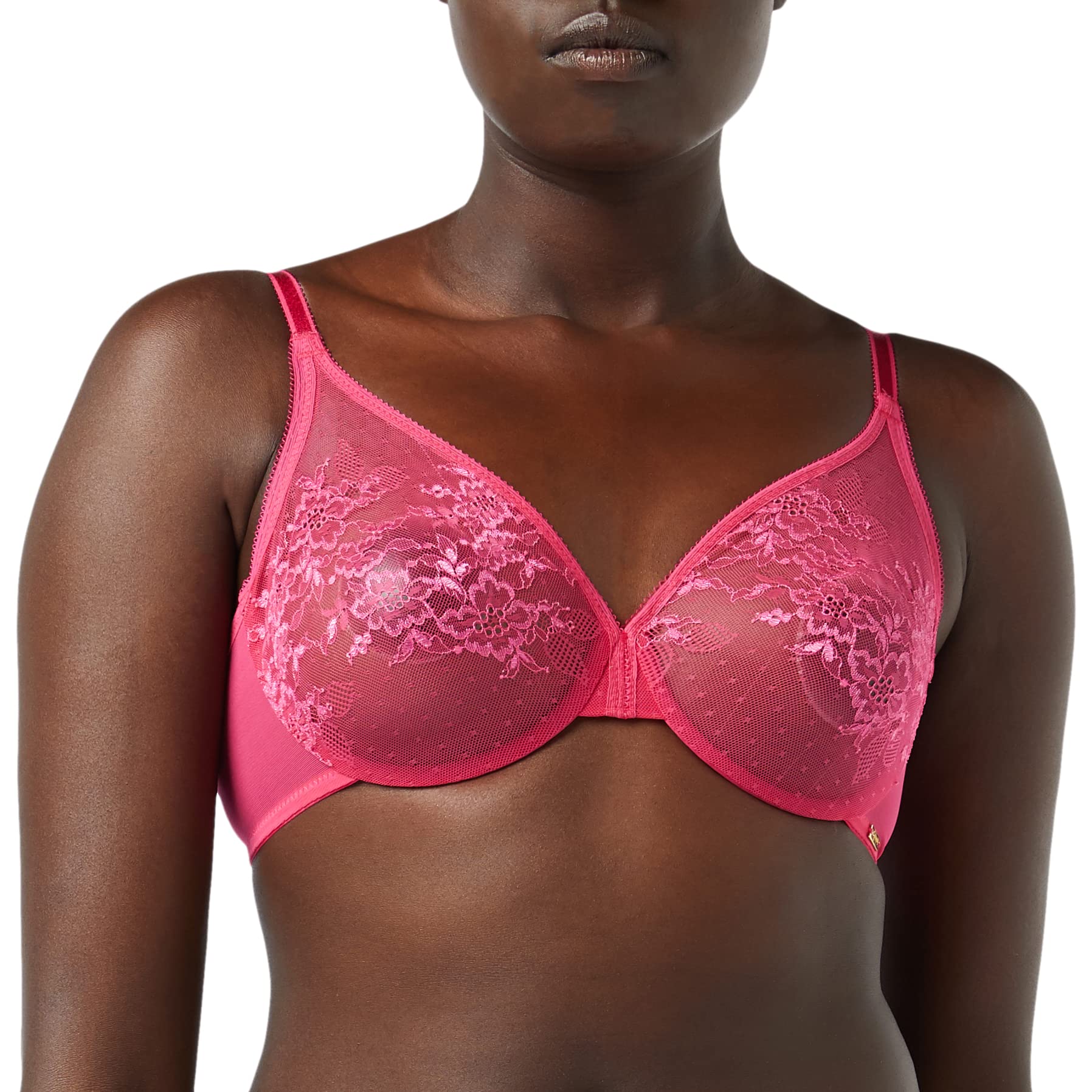 Gossard Women's Hot Pink Glossies Lace Bra 34C