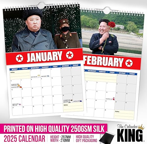 Miniatura 2 de Kim Jong-Un - Calendario de pared 2024