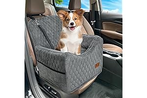 Premium Pet Travel Companion: Secure Dog Car Seat for Medium-Sized Dogs up to 30 Pounds