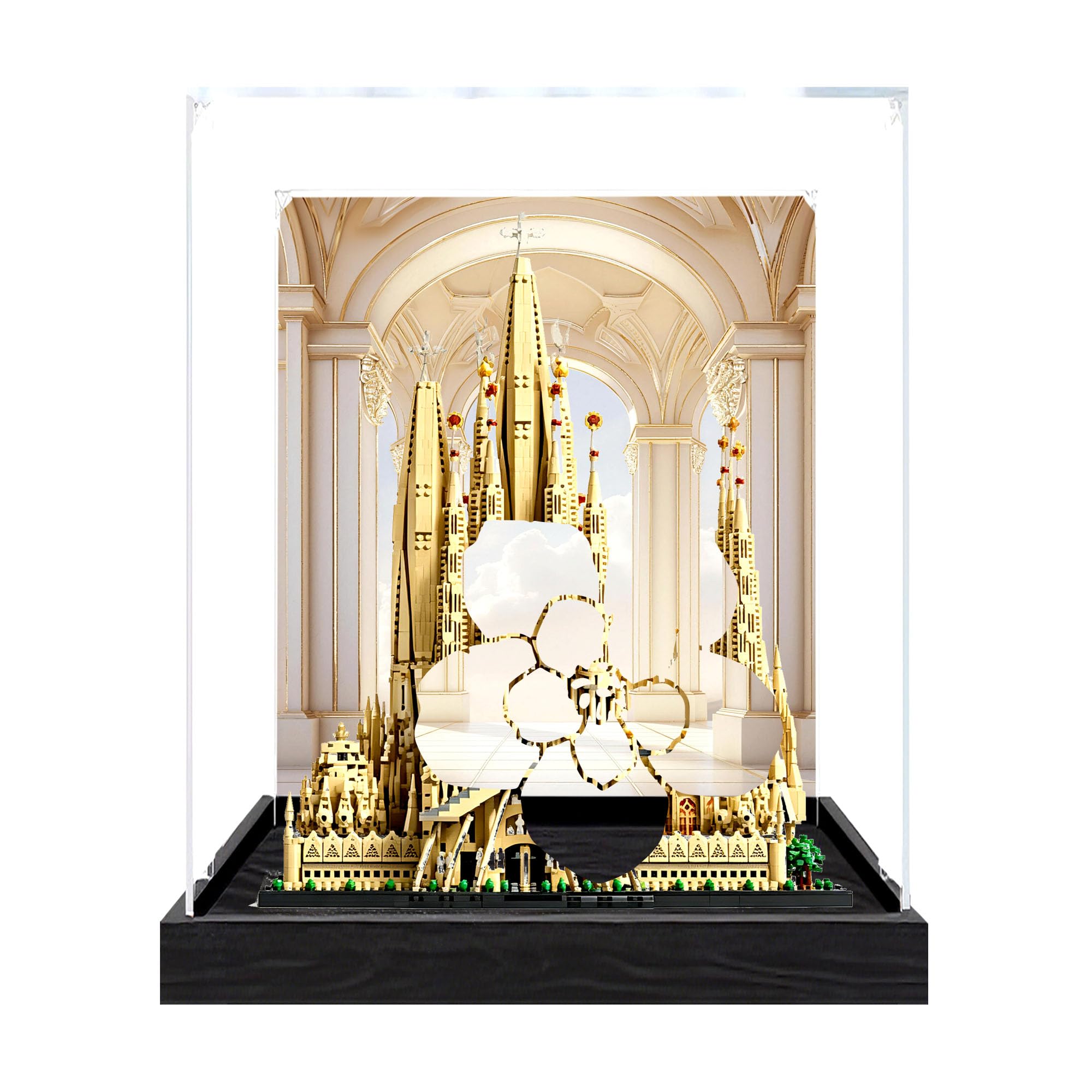 Clear Acrylic Showcase Box for Le-go 21065 Sets (Background 3)