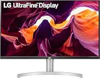 27UL550-W 27-inch 4K UHD &lpar;3840 x 2160&rpar; UltraFine Computer Monitor&comma; IPS&comma; AMD FreeSync&comma; Tilt&sol;Height&sol;Pivot Adjustable Stand&comma; HDR10&comma; HDMI&comma; DisplayPort&comma; Black Stabilizer&comma; White