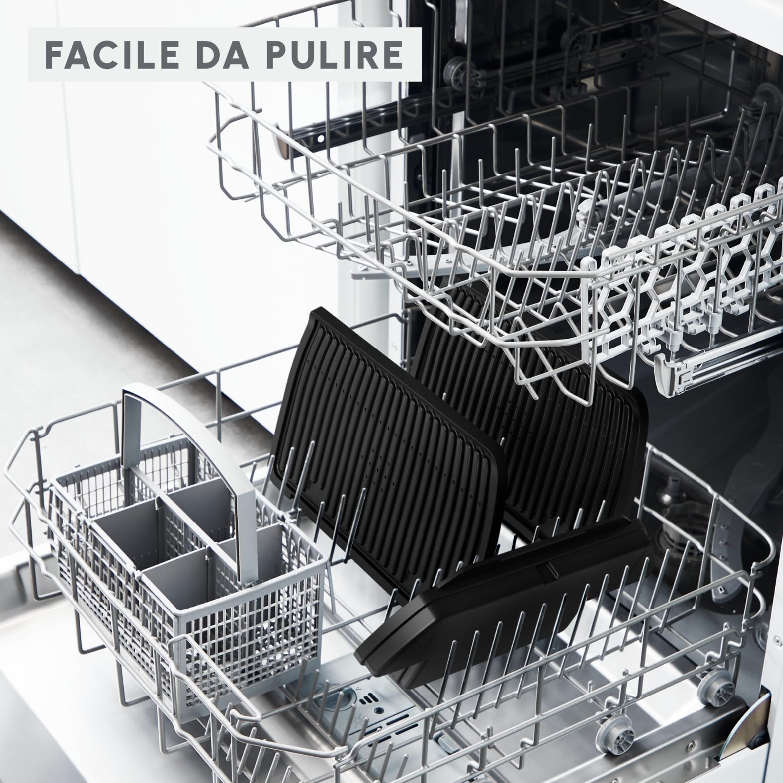 Moulinex Optigrill+ XL, Griglia Elettrica da Interno Ideale per Cucinare Carne, Pesce e Verdure, Indicatore di Cottura, 9 Programmi Automatici, Piastre Antiaderenti Facile da Pulire, GI7278