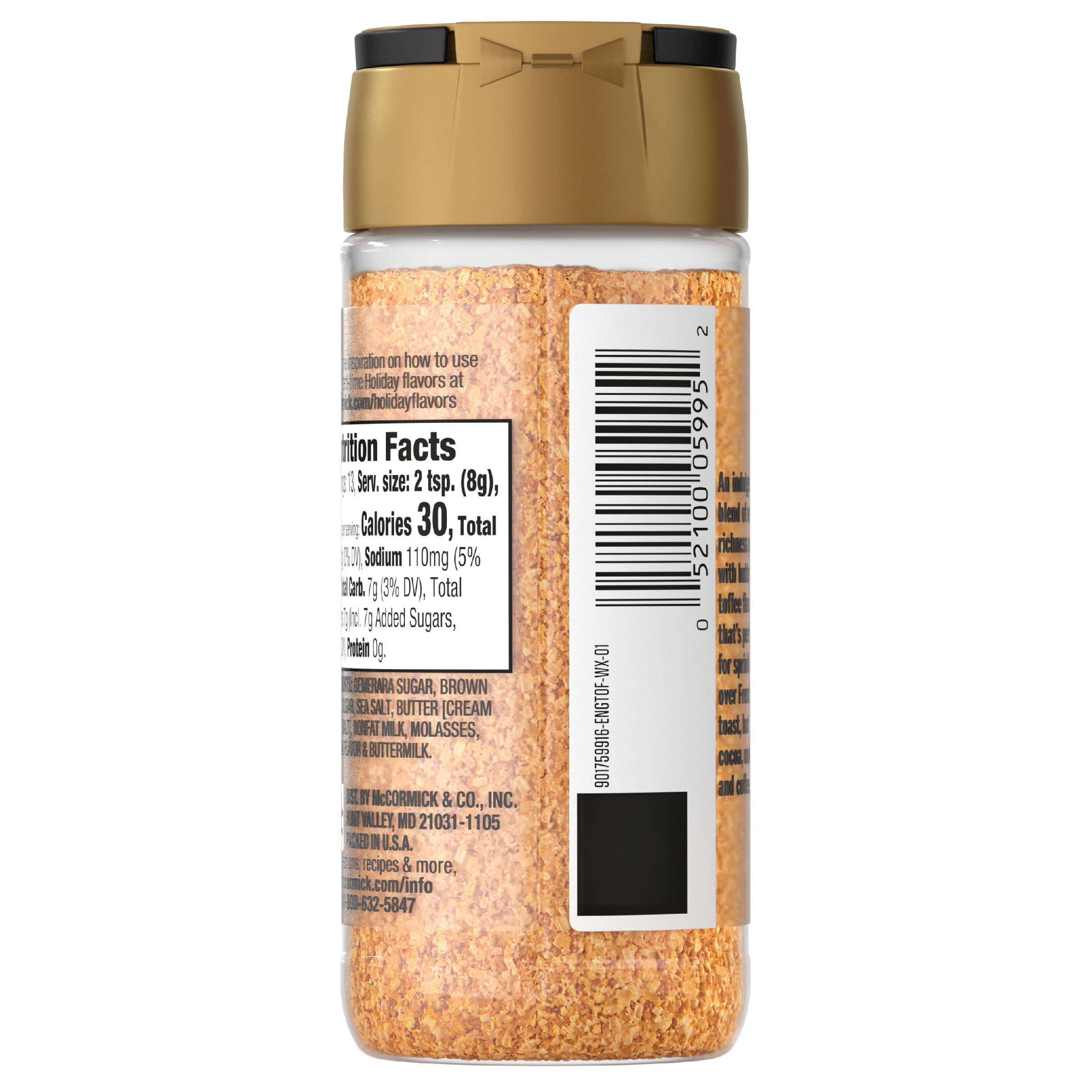 McCormick Finishing Sugar English Toffee Limited Edition Rich Buttery Sweetness for Hot Chocolate Cookies Cake Pie Cocktails and — view 21