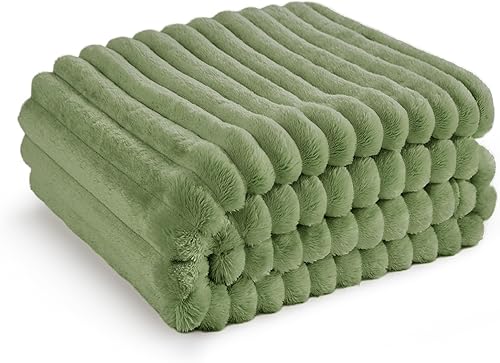 Miniatura 168 de Bedsure GentleSoft Twin Blanket for Couch - Cozy Soft Blankets for Women, Cute Small Fleece Throws for Girls, Light Grey, 60x80 Inches