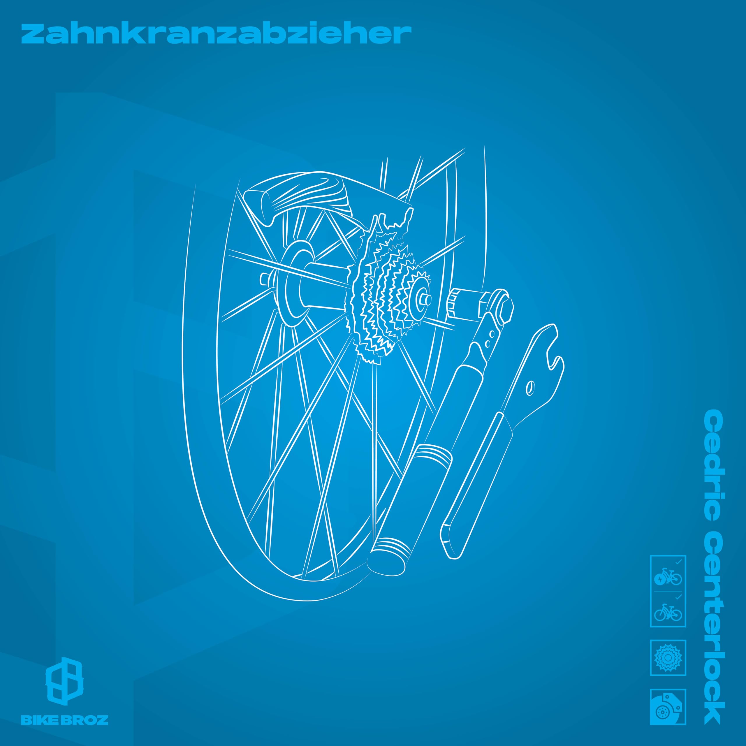 CENTERLOCK WERKZEUG/ ZAHNKRANZ- ABZIEHER; BIKEBROZ, CEDRIC CENTERLOCK - 3