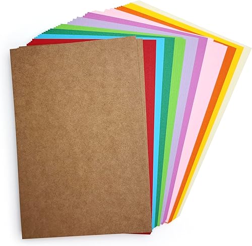 Juego de 55 tarjetas de índice en blanco de 4 x 6 colores, 6.35 ozm (multicolor)