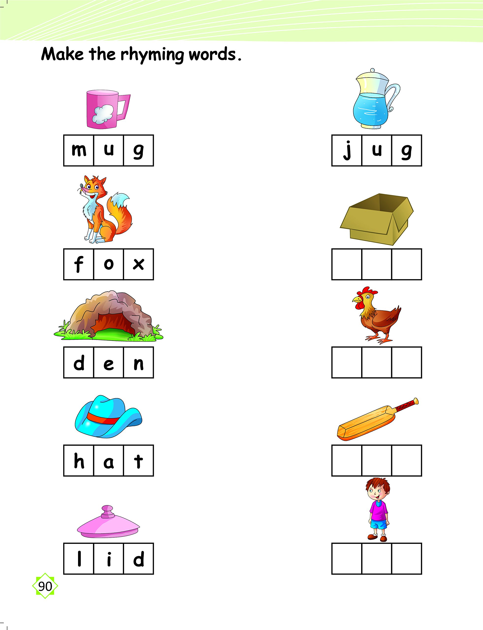 GIKSO Ride and Slide English Time Book β B for LKG Kids Age 3-5 Years Old 4