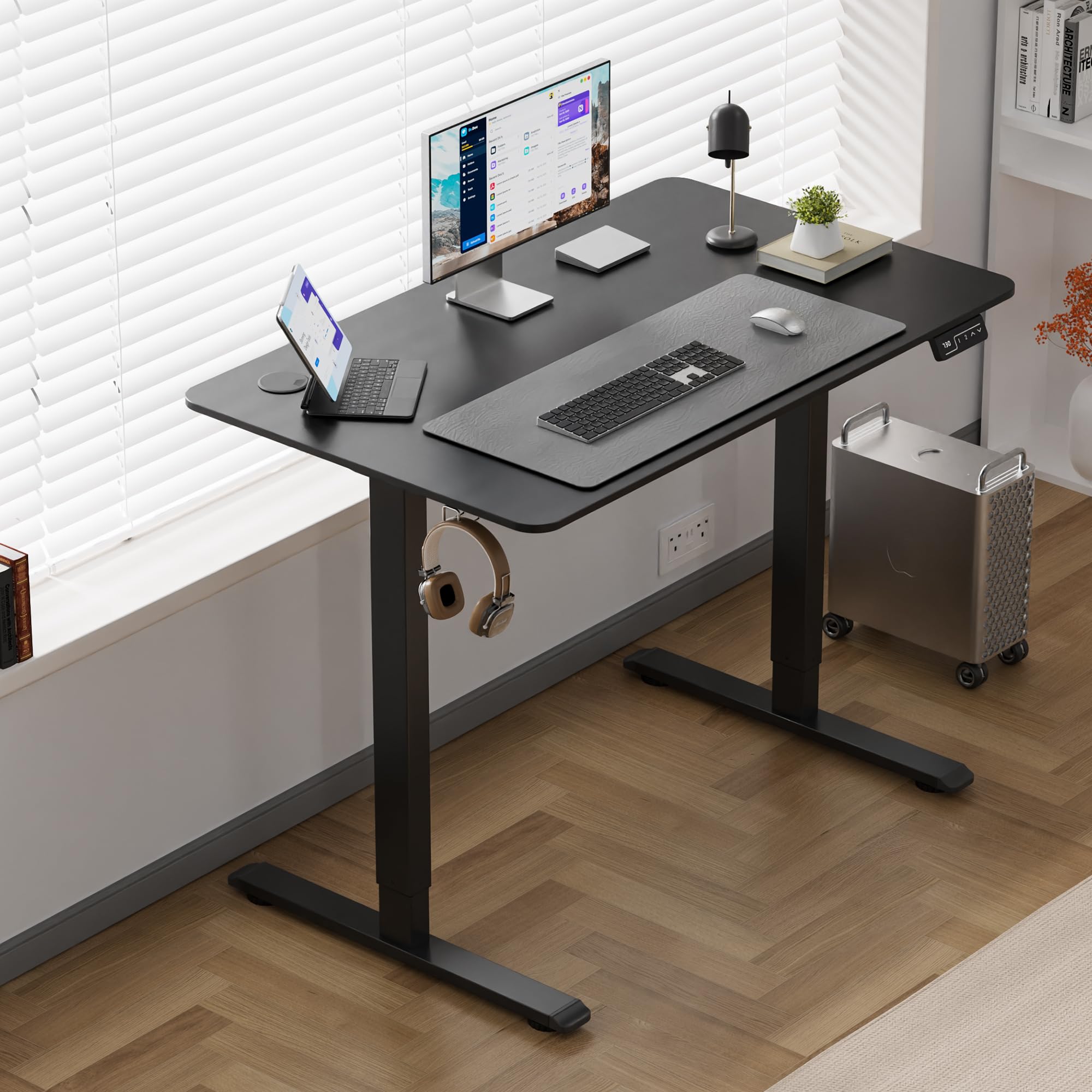 Amazon.co.jp: Alebert 昇降デスク スタンディングデスク 電動