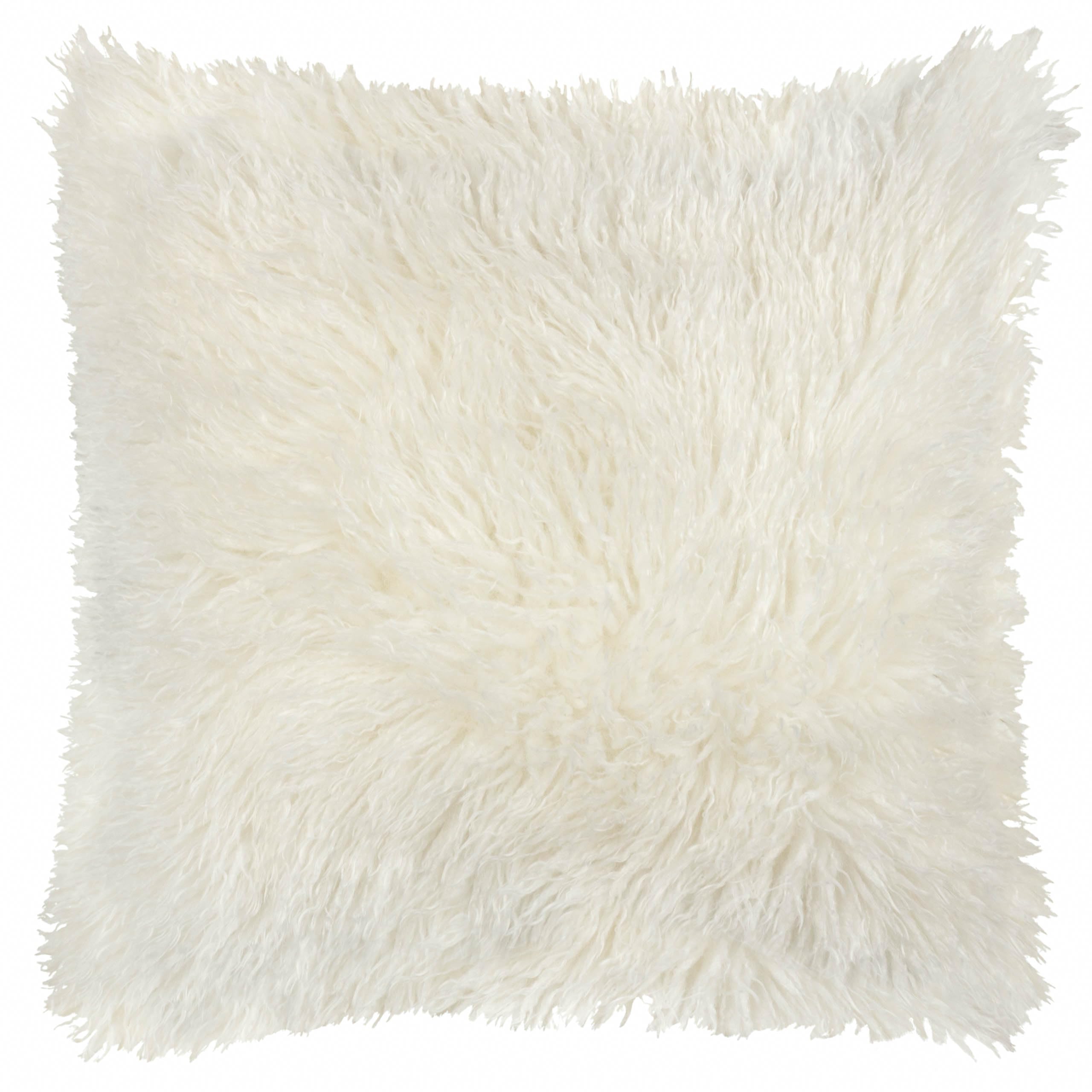 B&Q - furn. Furn Rowan Faux Fur Feather Filled CushionEcru50 X 50Cm