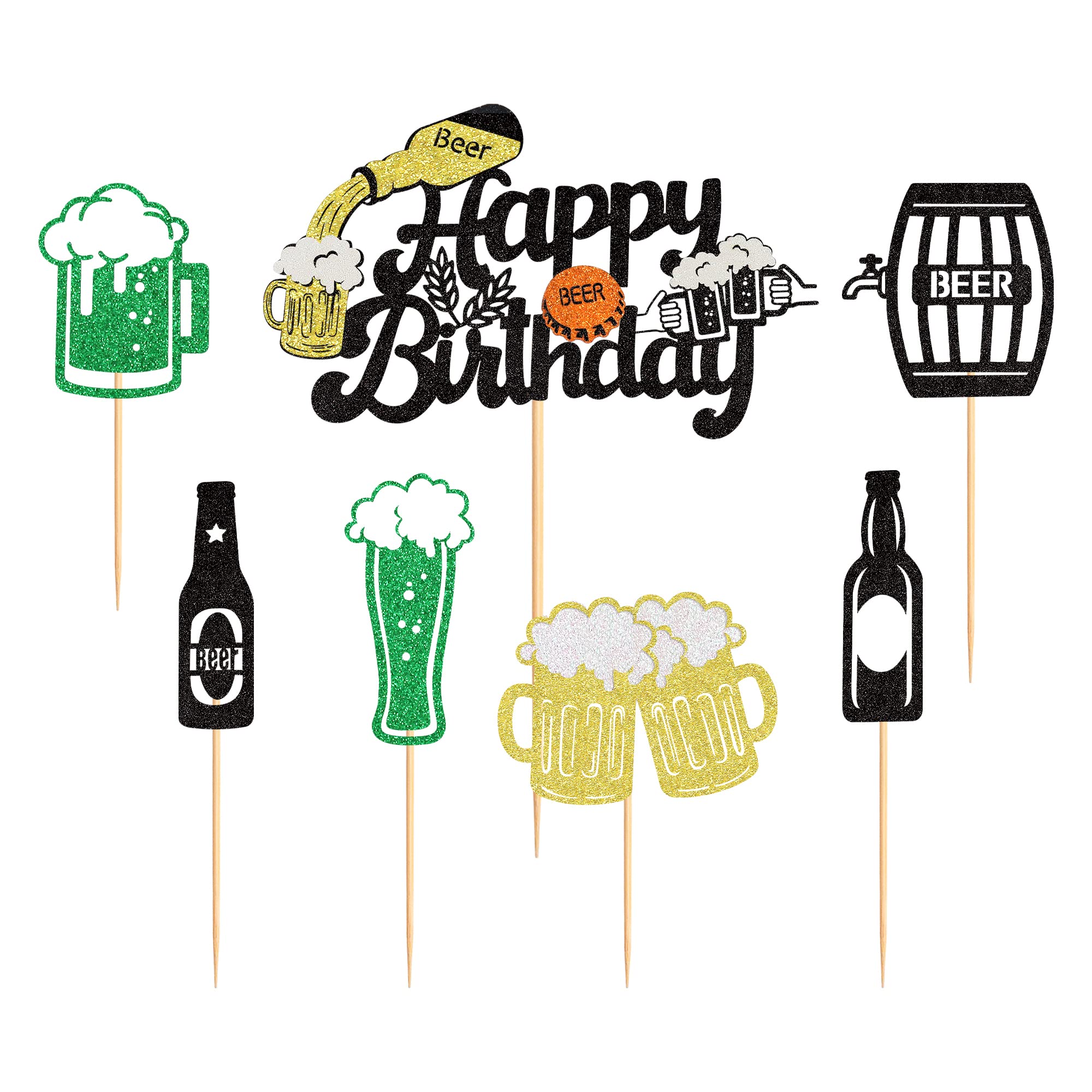 31 Pièces De Décoration De Gâteaux Drôles De Choix De Pics De Fruits