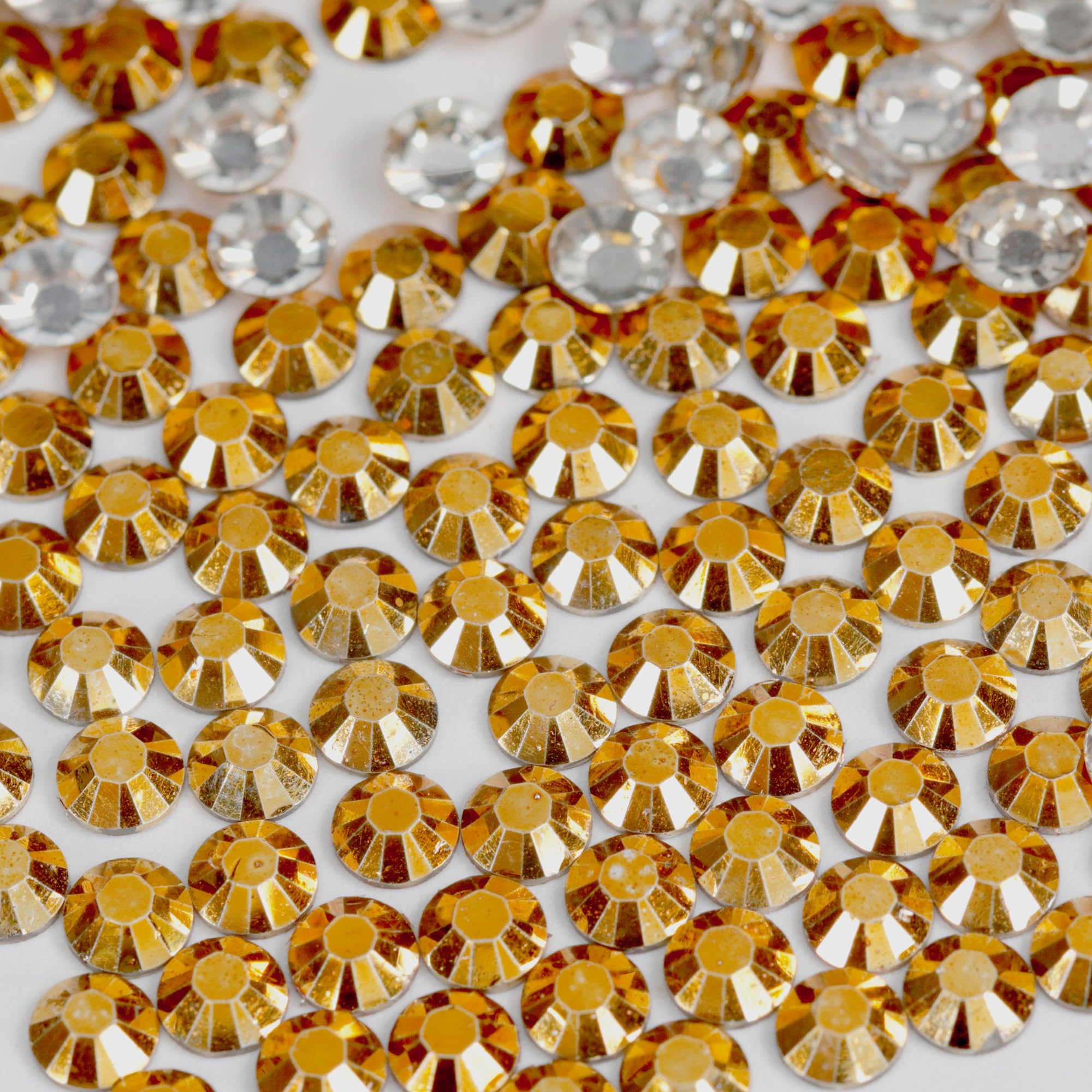 250pcs 6mm Flat Back Non-Stick Rhinestone Crystal Diamantes Nail Art & Craft Scrapbooking Embellishments 90 Available Colours (6mm, AB Clear #A13) — view 59